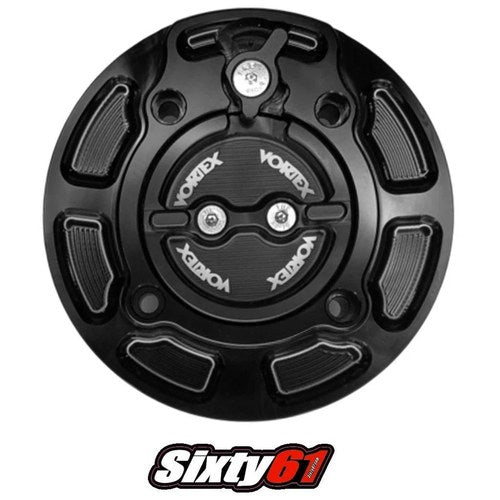 Kawasaki ZX6R ZX 6R Gas Cap 2019-2025 2026 Vortex Black V-3 Fuel Filler Keyless