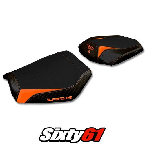 KTM 1390 Super Duke R 2024 2025 Seat Cover Tappezzeria Orange Black