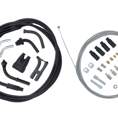 AS3 Venhill Universal Twin Throttle Cable Kit 1.35 Metres Black