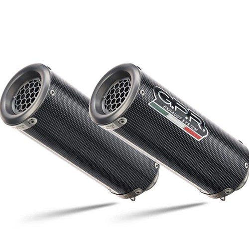 Kawasaki Z1000 Sx 2011-2016 Exhaust Gpr Double Slip-on M3 Poppy