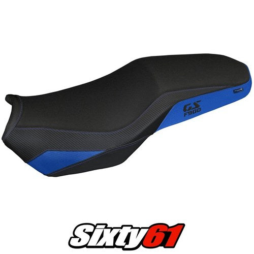 BMW F900GS Adventure 2025 2026 Seat Cover Tappezzeria Comfort Blue Black