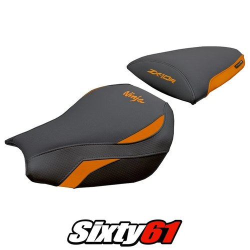 Kawasaki Ninja ZX 10 R 2006-2007 Seat Cover Tappezzeria Comfort Orange Black
