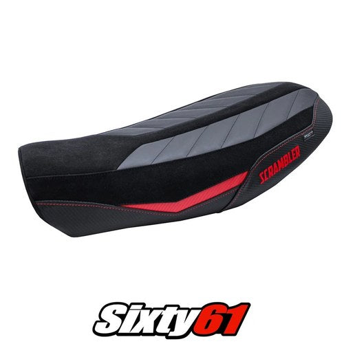 Ducati Scrambler Urban Motard 2022-2024 Seat Cover Tappezzeria Comfort Red Black