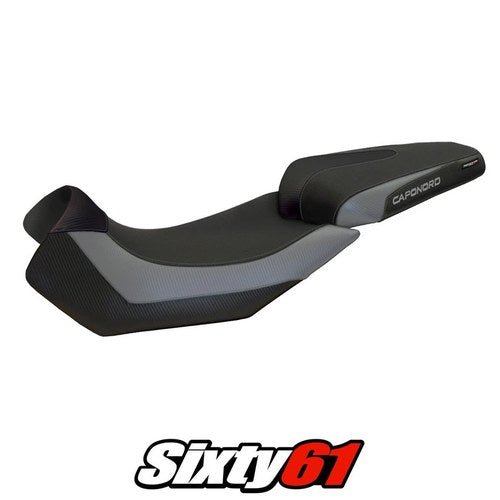 Aprilia Caponord 1200 2013 2014-2017 Seat Cover Tappezzeria Comfort Grey Black