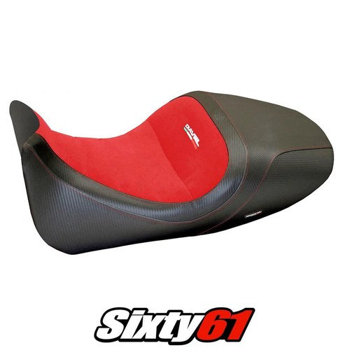Ducati Diavel 2014 2015 2016 2017 2018 Seat Cover Tappezzeria Velvet Red Black