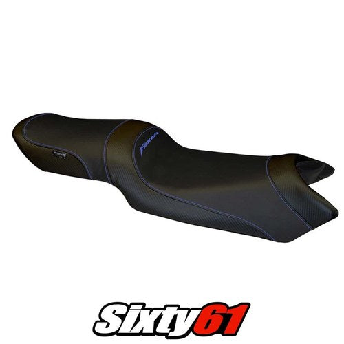 Yamaha FZ6 Fazer 2004-2007 2008 2009 2010 2011 Seat Cover Tappezzeria Blue Black