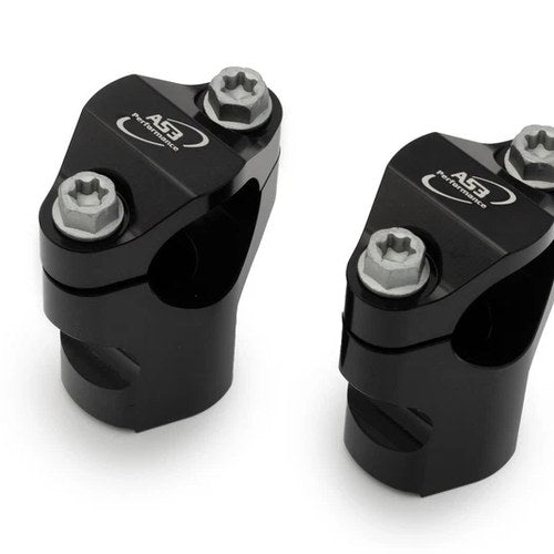 AS3 Handlebar Clamps Black for Husqvarna TC FC 14-15 TE FE 14-23 (+10MM Higher)