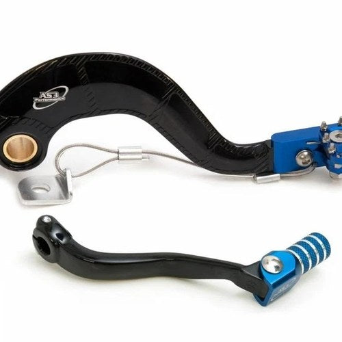 AS3 Gear Lever Rear Brake Pedal for Yamaha YZ 125 1998-2004