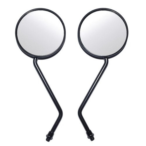 Black Round Rear View Mirrors For Honda XR250 R All Models 1990-2004 10mm