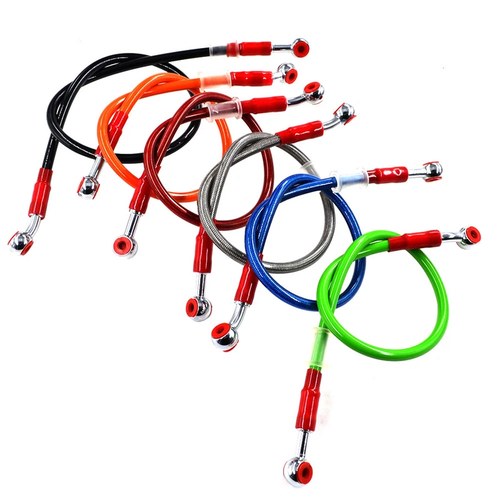 500mm-1200mm Motorcycle Braided Stainless Steel Brake Clutch Oil Hoses Line Pipe