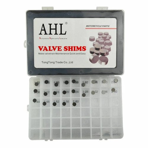23pcs 8.85mm Valve Shim Kit Motorcycle Engine Adjustable Thickness 1.72mm-2.6mm