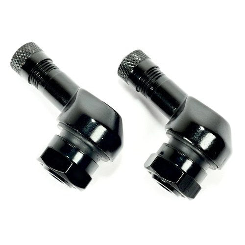 2pc Schrader to 11.3mm Aluminium 90 Degree Motorcycle Valve Tubeless Rim Tyre