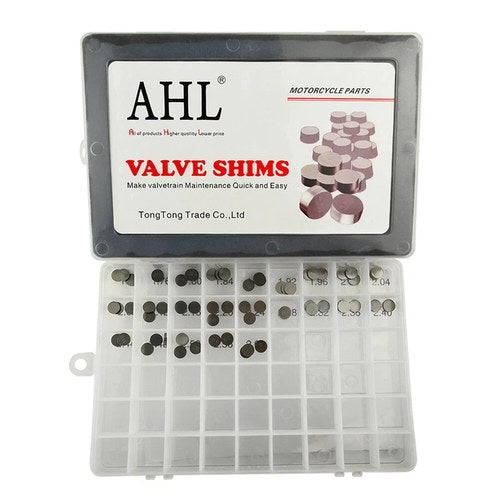 69pcs Complete 8.85mm Valve Shims Kit Motorcycle Thickness 1.72mm-2.6mm