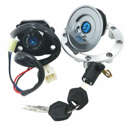 For Yamaha Yzf R1 R6 FZ6 FZ6R FZ1 Fuel Gas Cap Ignition Switch Seat Lock Key Set