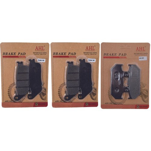 Front & Rear Brake Pads for Suzuki AN650 Burgman 650 Executive Skywave 2003-2017