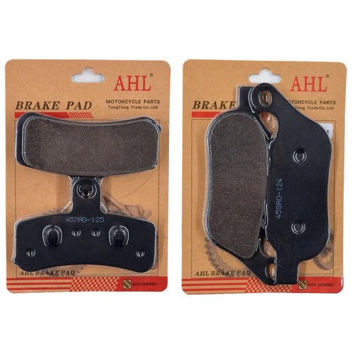 Front Rear Brake Pads for Harley Fxdc SuperGlide 08-14 Fxdb Street Bob 08-22