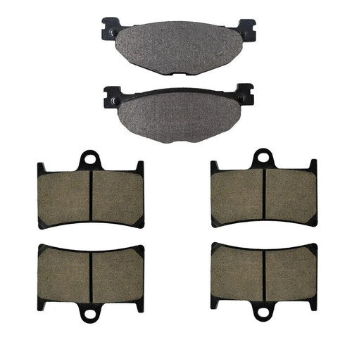 3 Pairs Front & Rear Brake Pads for Yamaha XP500 T-Max 500 2009-2011