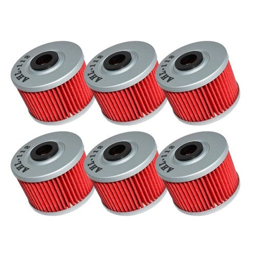 6X Oil Filters for Honda XR250L XR250R XR400R XR500R XR600R XR650R XR650L