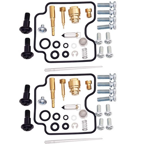 2 Sets for Yamaha V-Star 1100 XVS1100 1999-2009 Carburetor Repair Rebuild Kit