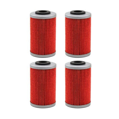 4X Oil Filters for 125Duke 125 200 390 RC 400 520 SX 450 XC 690 Smc 690Duke