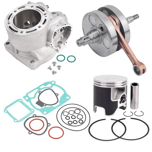 For 300 Exc XC Xcw 08-16 Top End Rebuild Kit Crankshaft Cylinder Piston Gaskets