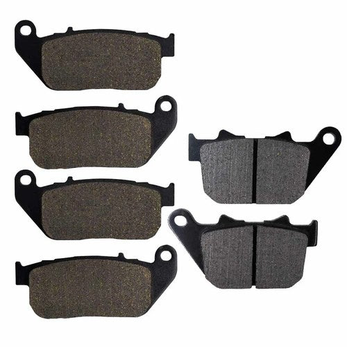 Front Rear Brake Pads for Harley XL883R Sportster 05-14 XL1200R Roadster 04-08