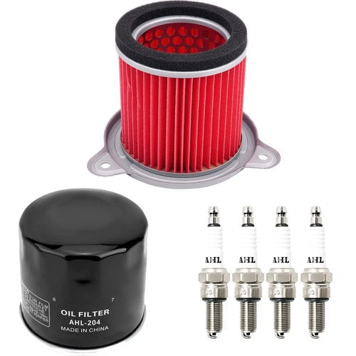 Tune Up Kit For 1987-2000 Honda XL600V Transalp 600 Air Oil Filters Spark Plugs
