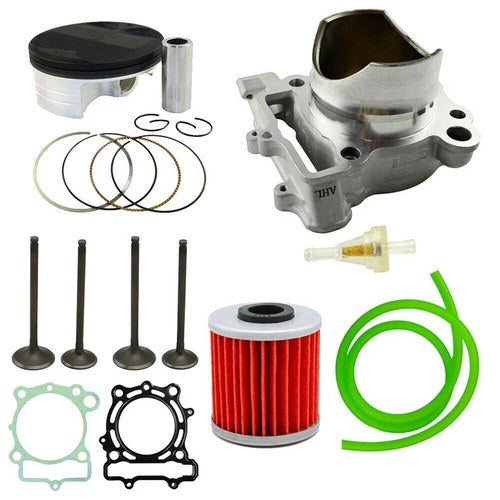 77mm Cylinder Piston Top End Gaskets Valves Kit For Kawasaki KX250F KXF250 09-16