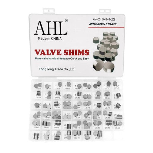 9.48mm Complete Valve Shims for 1995-2005 Kawasaki Vulcan 800 VN800 208Shims