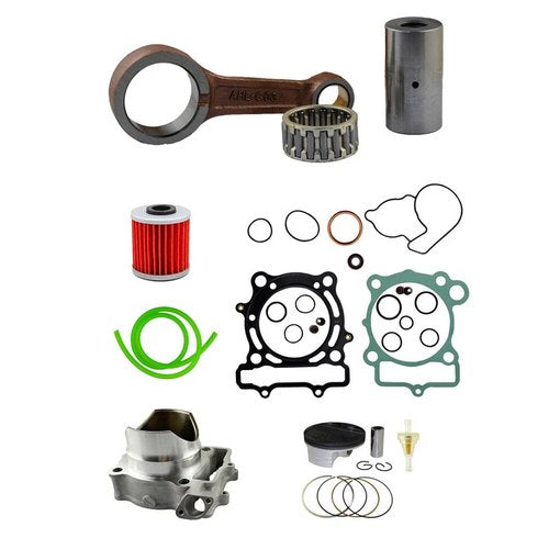 For 2004-2008 Kawasaki KX250F KXF250 Cylinder Piston Connecting rod Rebuild Kit