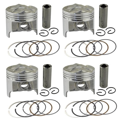 4X Piston & Rings Kit Std 49mm For Suzuki GSX250R GJ72A-74A GSF250 Bandit 250