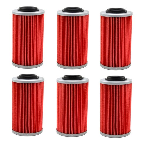 6X Oil Filters For Aprilia ETV1000 Rsv 1000 Mille Tuono CAN-AM Spyder RT RS