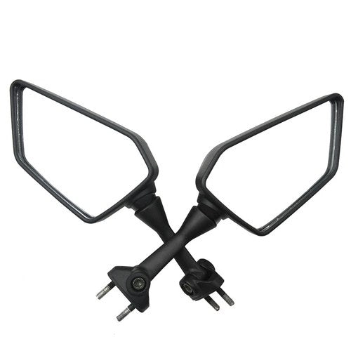 1 Pair Black Rearview Side Mirrors For Kawasaki EX250 Ninja 250R 2008-2013