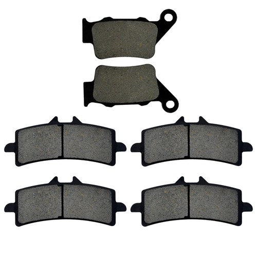 3 Pairs Front & Rear Disc Brake Pads Kit for BMW HP4 (1000cc) 2013-2014