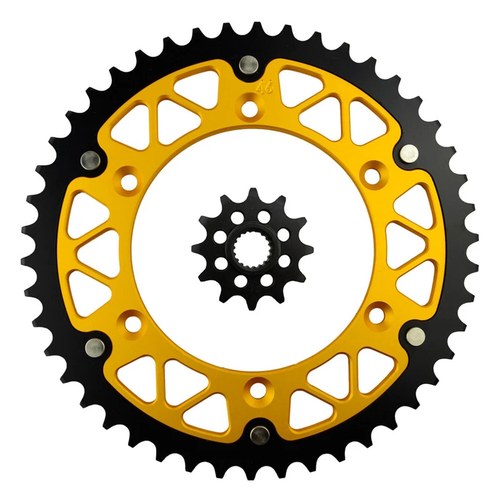 12T Front & 46T Rear Sprockets Kit For Suzuki RM125 1998-2008 RMZ250 2007-2021