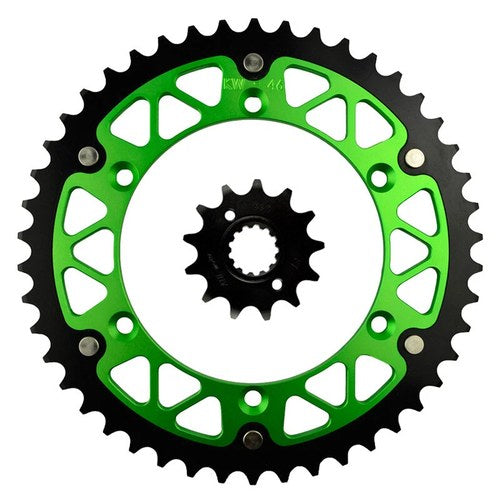 13T Front & 46T Rear Sprockets Kit For Kawasaki KLX250S 2006-2007 2009-2014