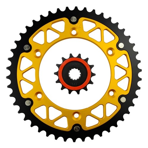 14T-46T Front Rear Sprockets 520 For Suzuki DRZ400 E/S/SM 2001-2023 RM250 98-08