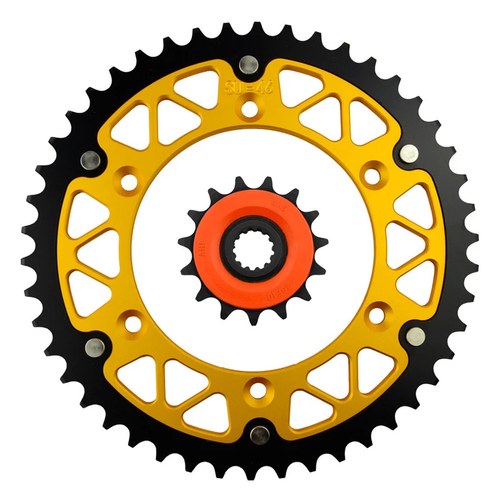 15T-46T Front Rear Sprockets For Suzuki DRZ400 E/S/SM 2001-2021 RM250 1998-2008