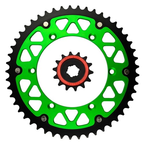 14T-49T Front Rear Sprockets For Kawasaki KLX300R KX500 KX250 KLX250 KDX250