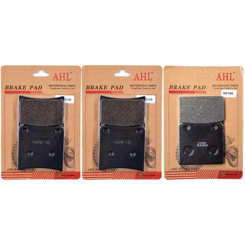 3 Pairs Front & Rear Brake Pads for Suzuki Katana 1100 GSX1100F 1988-1994