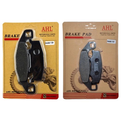 Front & Rear Brake Pads for Kawasaki EX250F Ninja 250R 1988-2007