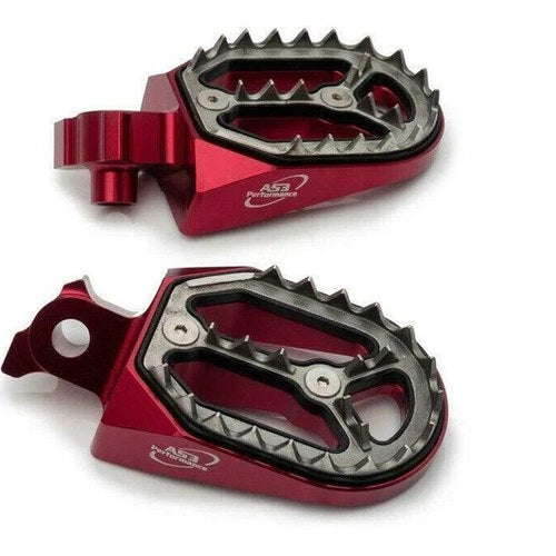 AS3 Foot Pegs for Husqvarna WR CR TC TE Txc SM Smr 125 250 450 510 610 1998-2013