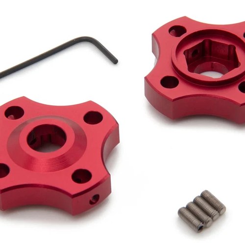 AS3 PRE-LOAD Preload Adjusters Red to fit Kawasaki ZX6R 636 2003-2004