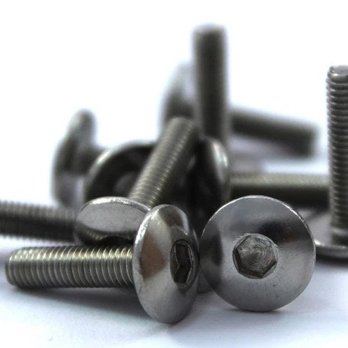 10x Fairing Bolts M5 x 20mm Stainless Steel Pan Mushroom Head Kawasaki Yamaha