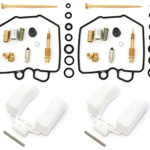 Deluxe Carburetor Repair Rebuild Kit & Floats - 1980-1981 Honda CM400 CM 400
