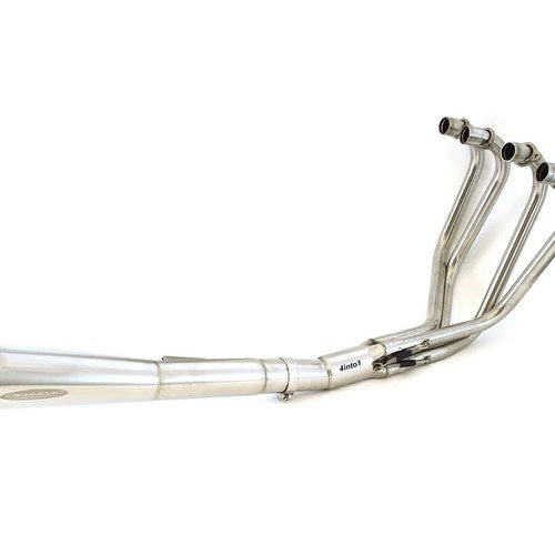 Delkevic 4into1 Stainless Steel Exhaust - Megaphone Muffler - Honda CB500K CB550