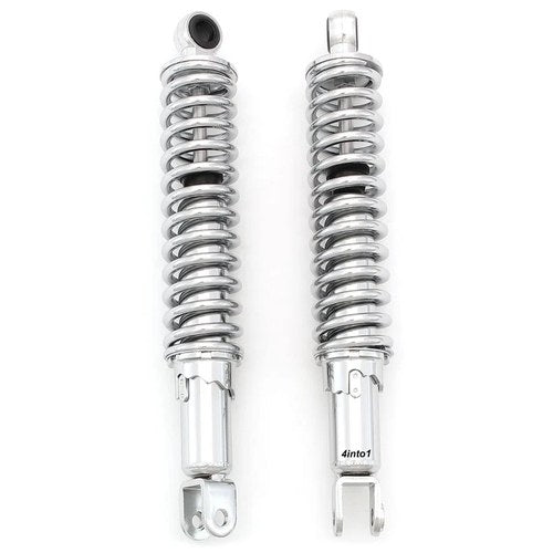 Chrome Rear Shocks Eye / Clevis 321mm 12 5/8" Honda CB350/360T/400F/450/500T/550