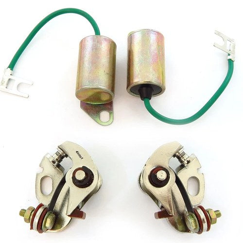 Ignition Tune Up Kit - Points & Condensers Set - Honda CB350F CB400F - 1972-1977