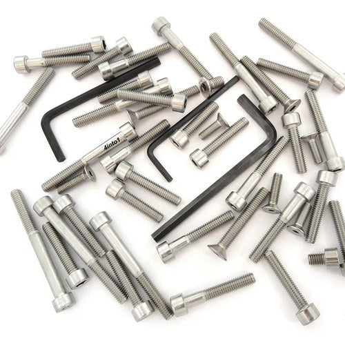 Stainless Steel Allen Bolt Set - Honda CB350 CB350G CL350 Twin - 1968-1973