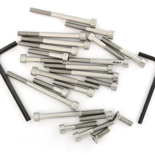 Stainless Steel Allen Bolt Set - Honda C70 Passport - 1982-1983 - 23 Bolts